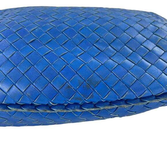 Bottega Veneta Blue Intrecciato Leather Hobo Bag - Picture 15 of 15